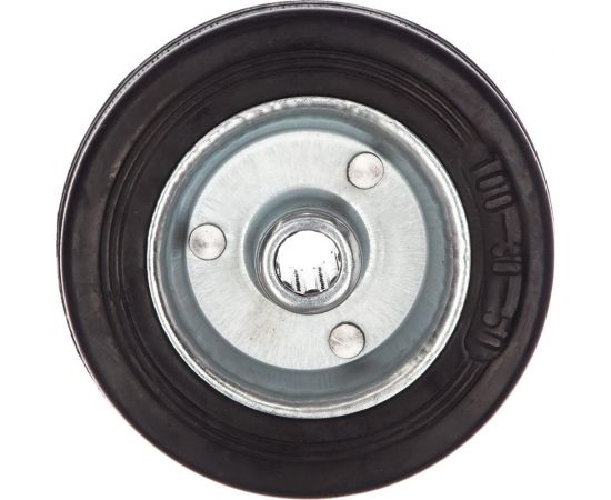 Колесо (100 мм; г/п 70 кг; резина/металл; игольчатый подшипник) ЗУБР 30936-100 