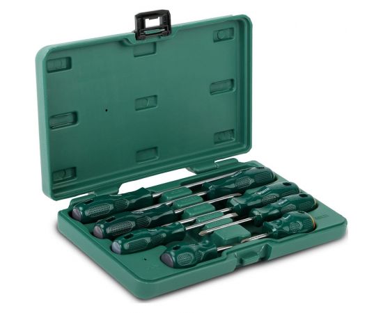 Комбинированный набор крестовых и плоских отверток 8шт серия А Sata 09306 