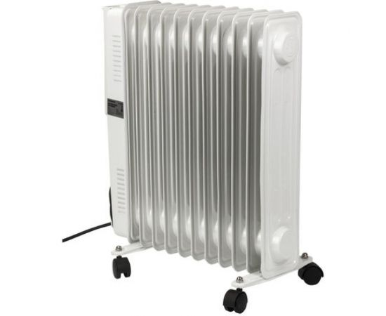 Масляный обогреватель SONNEN DFS-11, 2500 Вт, 11 секций, белый, 453500 – изображение 2