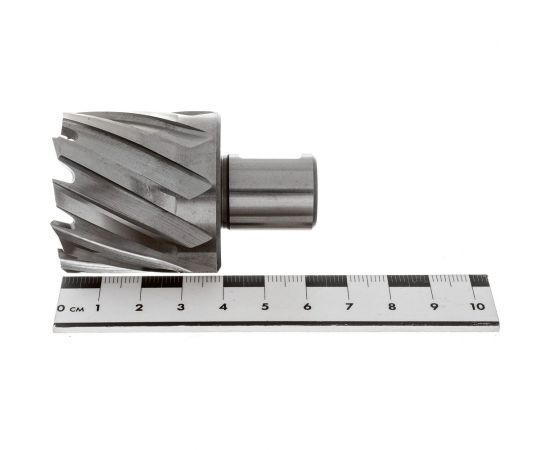 Сверло корончатое HSS по металлу (40х30/63 мм; Weldon 19) D.BOR CD-HSS-030-040-W – изображение 2