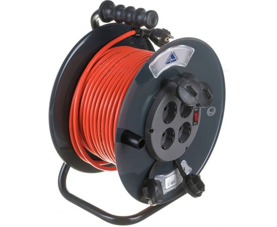 Удлинитель Партнер-Электро ProfiLine 4гн. с/з ПВС 3х1,5 16A 40м IP 44 UP116C-440GR – изображение 2