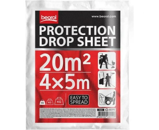 Пленка защитная 4x5 м, 7 мкм BEOROL 245816 – изображение 2