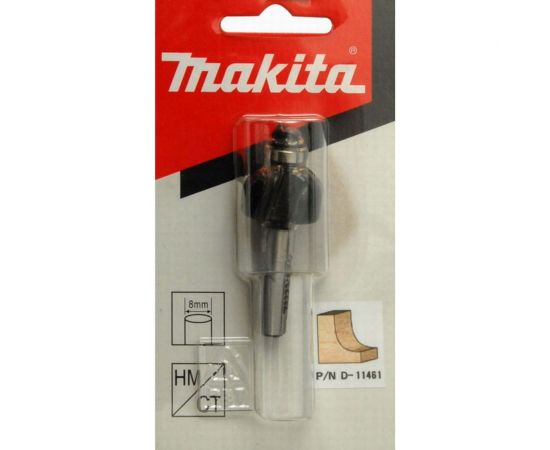 Фреза с подшипником 22.22х12.7х8х32х2Т Makita D-11461 – изображение 2