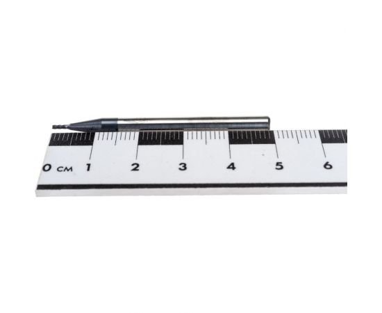 Фреза концевая цельная (1х3х50 мм; ц/х; 4Z; ВК8; TiAIN; DIN 6527) ИНСТУЛС 00001441606 – изображение 2