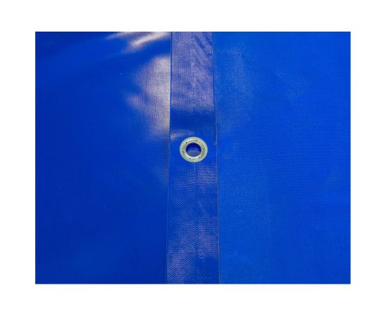 Строительный полог ПВХ, МТ1 500, 10х6 м, на люверсах с шагом 0.5 м, синий RUSтент СПП500106 – изображение 3