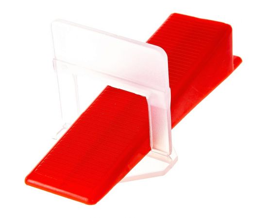 Система выравнивания плитки, комплект зажим 40 шт + клин 40 шт Gigant TLS-40 – изображение 3