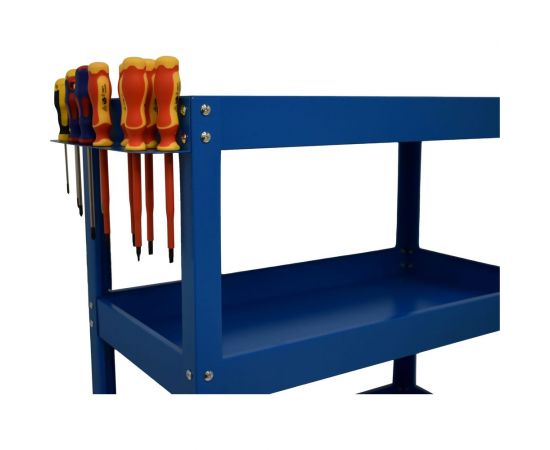 Передвижная инструментальная Тележка BIST с 3-мя полками, 700x350x660 мм BWD1318 – изображение 3