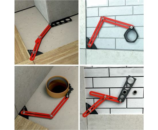 Ручной инструмент для разметки Mechanic TileTEMPLATE шаблон плиточника 19568442102 – изображение 4