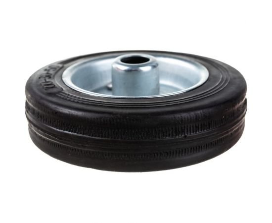 Колесо (100 мм; г/п 70 кг; резина/металл; игольчатый подшипник) ЗУБР 30936-100 – изображение 4