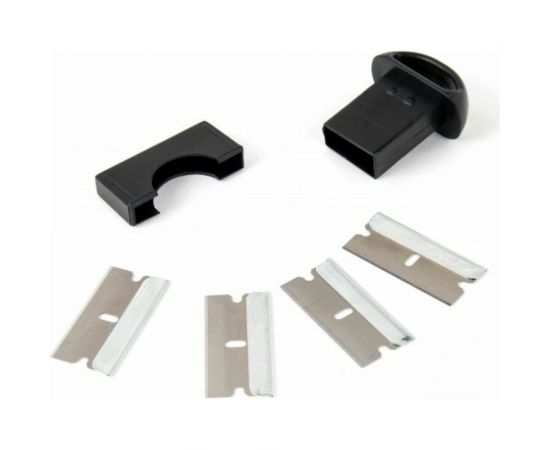 Скребок BRAUBERG SMART CLEAN для любых поверхностей (керамика, стекло, плитка), 5 лезвий 607457 – изображение 6