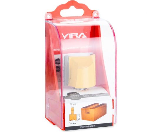 Фреза пазовая прямая (35х32 мм) VIRA 553322 – изображение 7