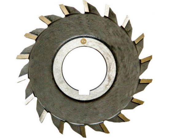 Фреза дисковая трехсторонняя (80х10х27 мм; тип 1; Z=18; HSS 6542; DIN 885) ИНСТУЛС 00001179351 