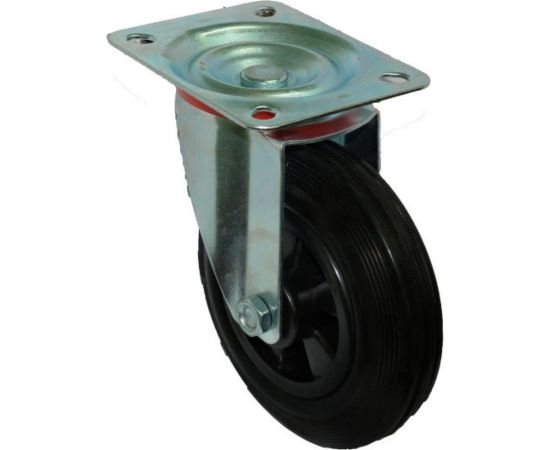 Колесо для мусорных контейнеров поворотное усиленное SC63 160 мм MFK-TORG 4001160-KU 