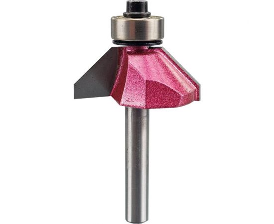 Фреза для снятия фаски 45 градусов (30.96x12.5x55 мм; Z2; хв-к 6 мм; нижний подшипник) PROCUT 306621P 