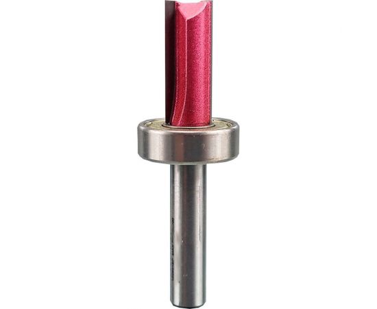 Фреза обгонная (10x25x65 мм; хв-к 8 мм; Z2; верхний подшипник 22 мм; B=8 мм; I=7 мм) PROCUT 152801BP 