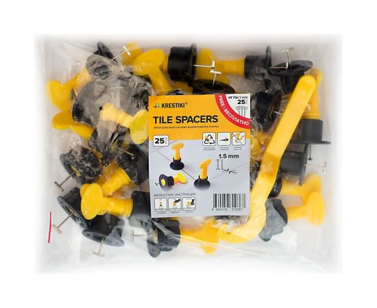 Многоразовая СВП 25 шт, 1.5 мм 3D Krestiki 00-00001810 