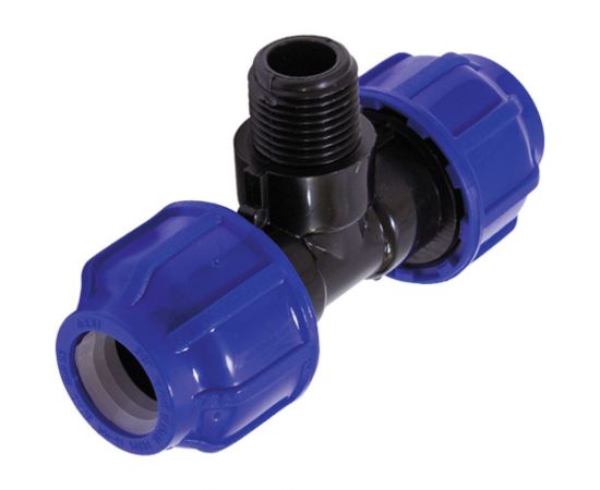 Тройник наружная резьба CN-TB ПНД 25х1/2"х25 TEBO 017031304 