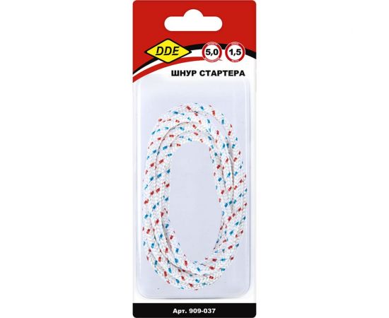 Шнур стартера в блистере 5 мм, 1.5 м DDE 909-037 