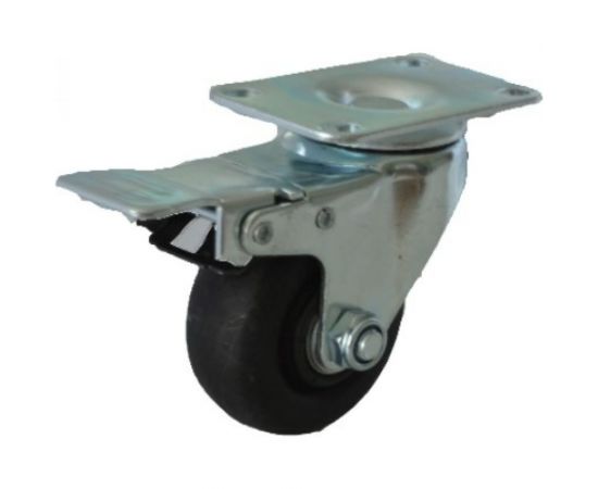 Колесо поворотное термостойкое нейлоновое (фенольное) 125 мм MFK-TORG 1143125 