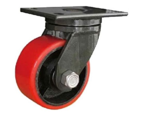 Колесо сверхбольшегрузное полиуретановое поворотное с площадкой SHp 80 (200 мм; 2000 кг) А5 1001629 