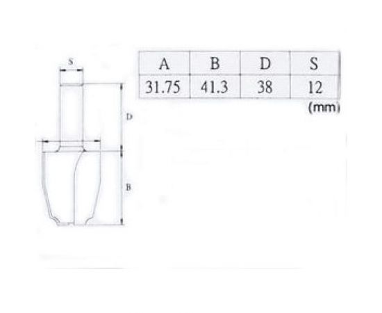 Фигирейная фреза 31.38х12х38х2Т Makita D-11863 – изображение 2