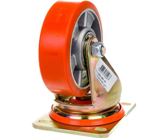 Колесо полиуретановое поворотное 125 мм MFK-TORG ED01-ABP-125 – изображение 2