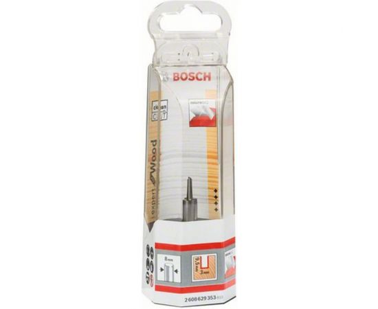 Фреза пазовая прямая Expert (3х50.7 мм; хвостовик 8 мм) по дереву Bosch 2608629353 – изображение 2