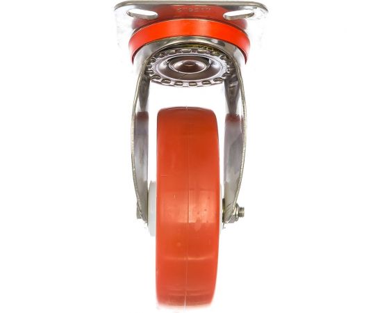 Колесо с нержавеющей вращающейся опорой и пластиной крепления (125 мм; 220 кг; INOX) Tellure rota 604403 – изображение 2