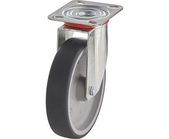 Колесо с вращающейся опорой и пластиной крепления (150 мм; 140 кг) Tellure Rota 714204 – изображение 3