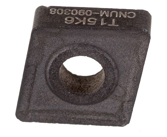 Пластина CNUM-090308 05114 Т15К6/YT15 ромбическая со стружколомом CNIC 54419 – изображение 3