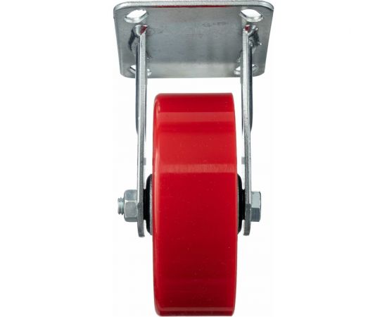 Колесо неповоротное (150 мм; игольчатый подшипник; грузоподъемность 300 кг; чугун; полиуретан) СТЕЛЛА-ТЕХНИК N29150CPUF – изображение 4