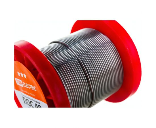 Припой ПОС 40 проволока серия ""Алмаз"" (1 мм, 100 г, ГОСТ 21931-76, катушка) TDM SQ1025-0320 – изображение 4