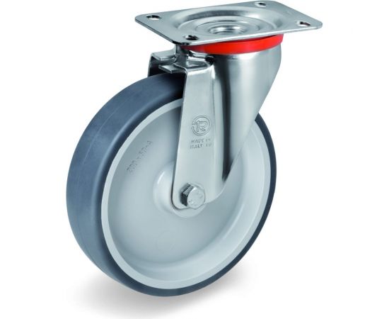 Колесо с вращающейся опорой и пластиной крепления (150 мм; 140 кг) Tellure Rota 714204 – изображение 4