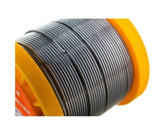 Припой ПОС 40 трубка с канифолью серия Алмаз (1 мм, 200 г, ГОСТ 21931-76, катушка) TDM SQ1025-0323 – изображение 4