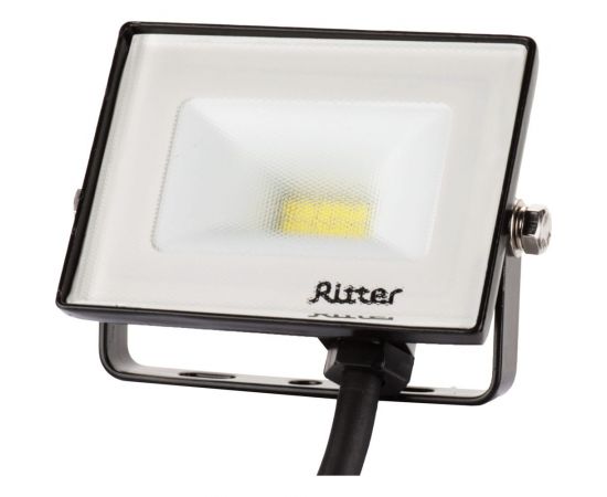 Светодиодный прожектор RITTER серия PROFI 230В 10 Вт 6500К 1000Лм IP65 черный 53405 5 – изображение 4