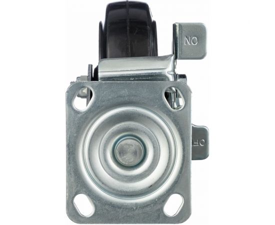 Колесо поворотное с тормозом (150 мм; игольчатый подшипник; грузоподъемность 220 кг; чугун; резина) СТЕЛЛА-ТЕХНИК N29150B1 – изображение 5