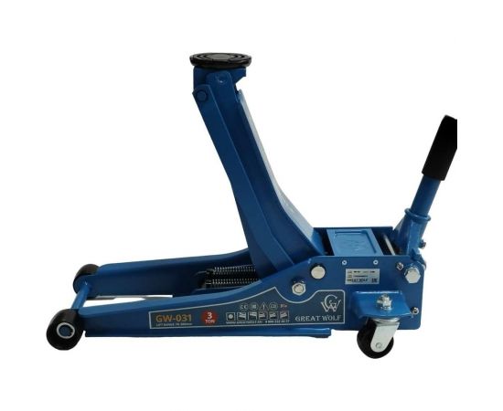 Низкопрофильный гидравлический подкатной домкрат Great Wolf 3 т, 78-505 мм GW-031 – изображение 6