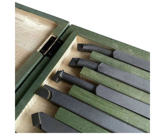 Набор токарных резцов по металлу 12 шт, 8x8 мм ООО ПЕТРО-ИНСТРУМЕНТ НРМ003x7397472 X7397472 – изображение 7