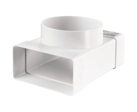 Тройник для плоских воздуховодов 55х110 мм с вых. d=100 мм ORE 4607122242408 