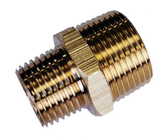 Ниппель Профитт латунный переходной пневмо 3/4" НР х 1/2" НР 9276324 