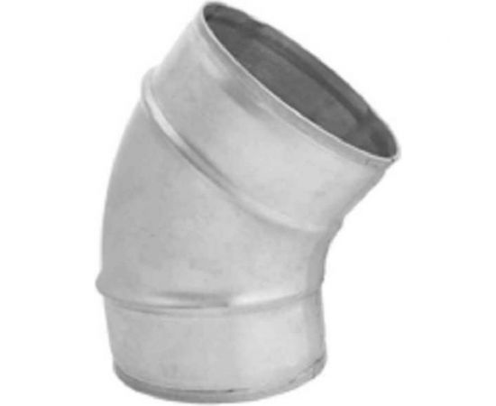 Отвод круглый штампованный 45 градусов, ø100 мм ГАЛВЕНТ 253281 