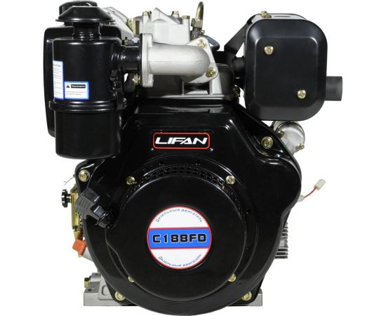 Двигатель Diesel 188FD D25, 6A шлицевой вал LIFAN 00-00003289 