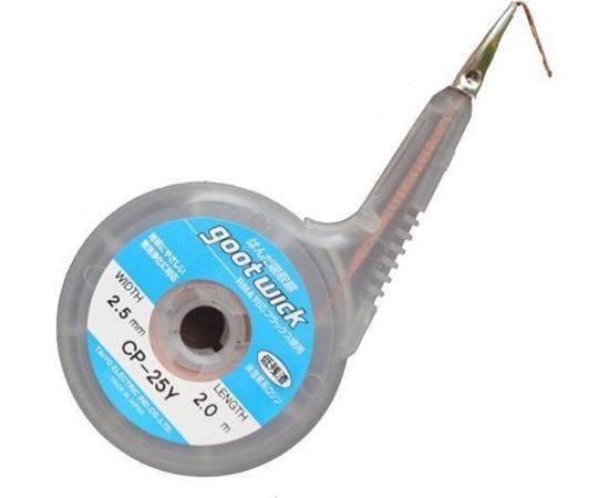 Оплетка для удаления припоя (2.5 мм; 2 м) Goot Wick 116219 