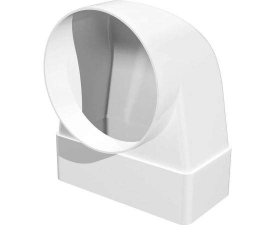 Соединитель 620СК15КП угловой 90 градусов плоского воздуховода с круглым (60x204 мм; 150 мм; пластик) ERA 90-06850 