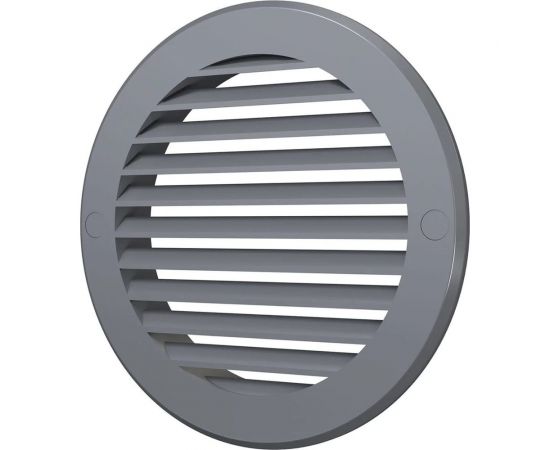 Решетка наружная вентиляционная круглая 16РКН (200 мм; с фланцем 160 мм; ASA; серая) ERA 87-656 