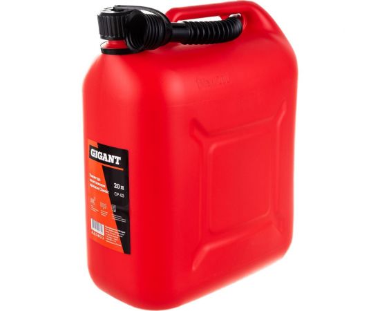Канистра пластиковая красная 20 л Gigant CP-03 