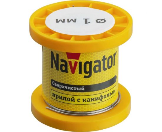 Припой NEM-Pos02-63K-1-K50 ПОС-63 (50 гр; 1 мм; катушка) Navigator 93079 