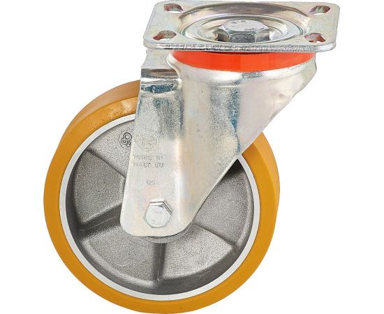 Колесо с вращающейся опорой и пластиной крепления (100 мм; 250 кг) Tellure rota 657602 – изображение 11