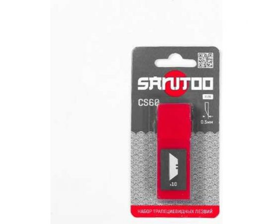 Набор трапециевидных лезвий 19 мм, 10 шт Sanitoo 3128 – изображение 2