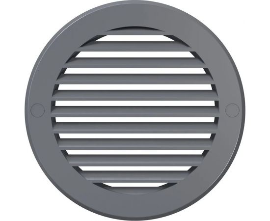 Решетка наружная вентиляционная круглая 16РКН (200 мм; с фланцем 160 мм; ASA; серая) ERA 87-656 – изображение 2